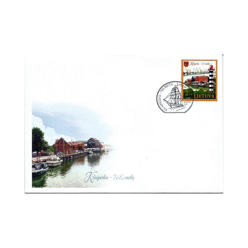 Litwa 2012, Port Kłajpeda, latarnia morska FDC