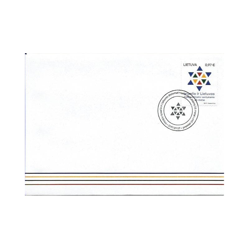 Litwa 2017, Izrael, stosunki dyplomatyczne. FDC