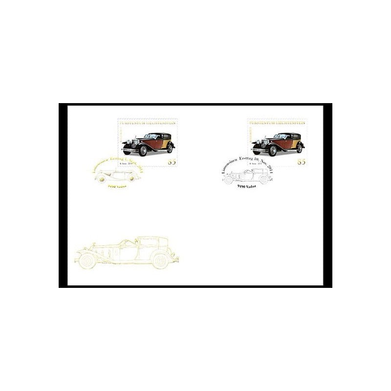 Liechtenstein 2014, Samochód, Rolls Royce. FDC