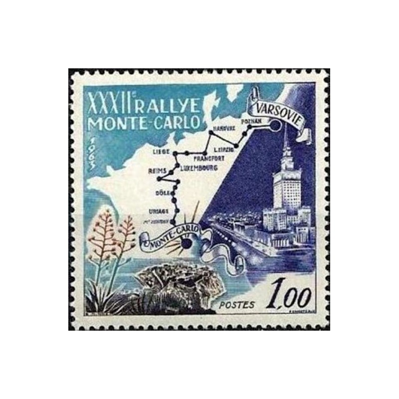 Monako 1963, Rajd Monte Carlo, Warszawa Poznań **