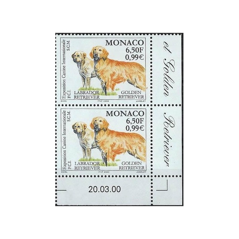 Monako 2000, Psy: golden retriever, margines **