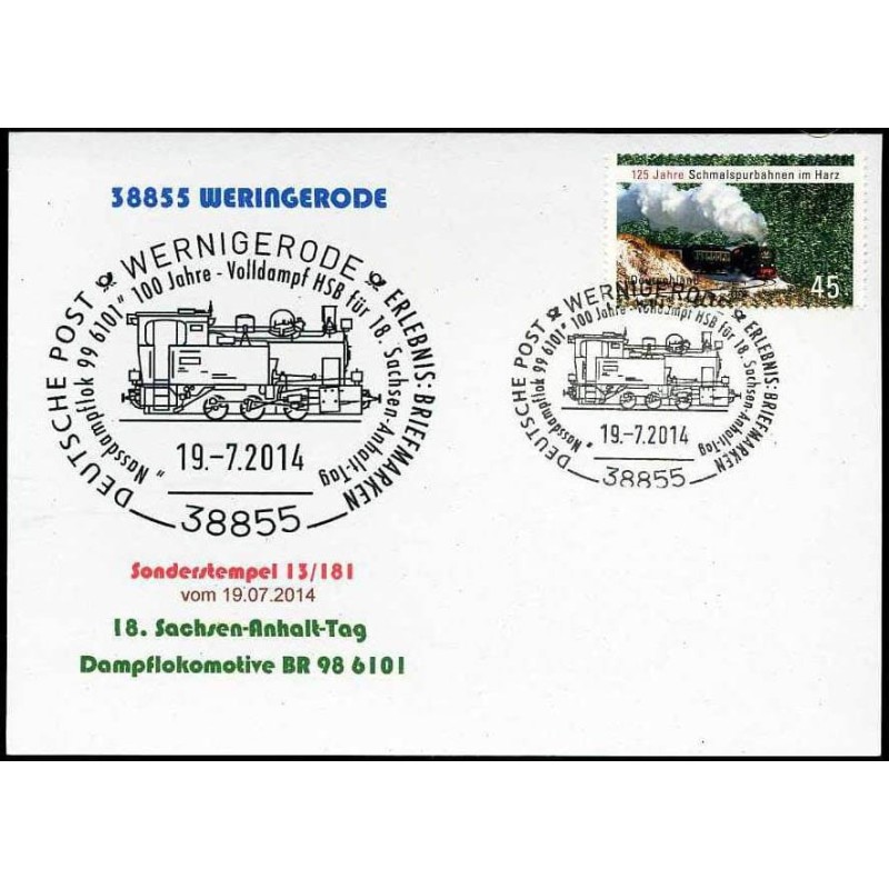 Niemcy 2015, Kolej, lokomotywa. Wernigerode