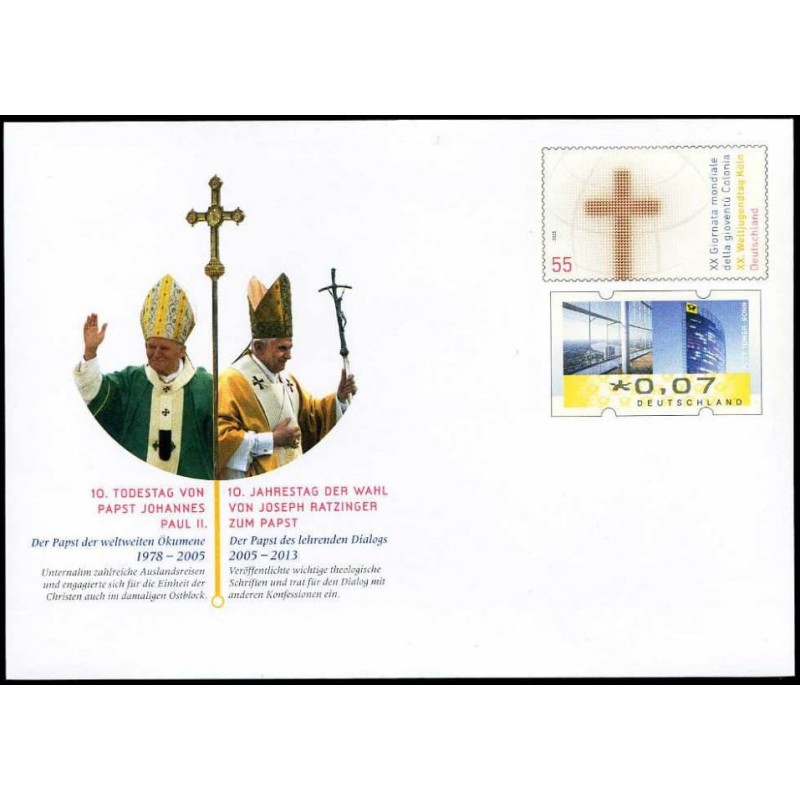 Niemcy 2015, Papież Jan Paweł II, Benedykt XVI Ck