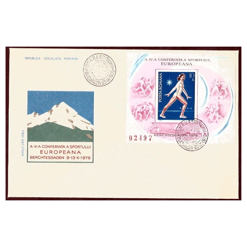 Rumunia 1979, Sport, konferencja, gimnastyka. FDC