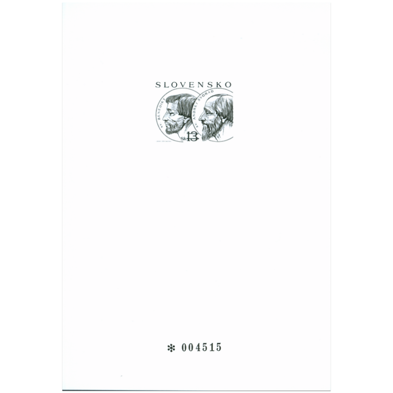 Słowacja 2003, Święty Andrzej Świerad. Czarnodruk