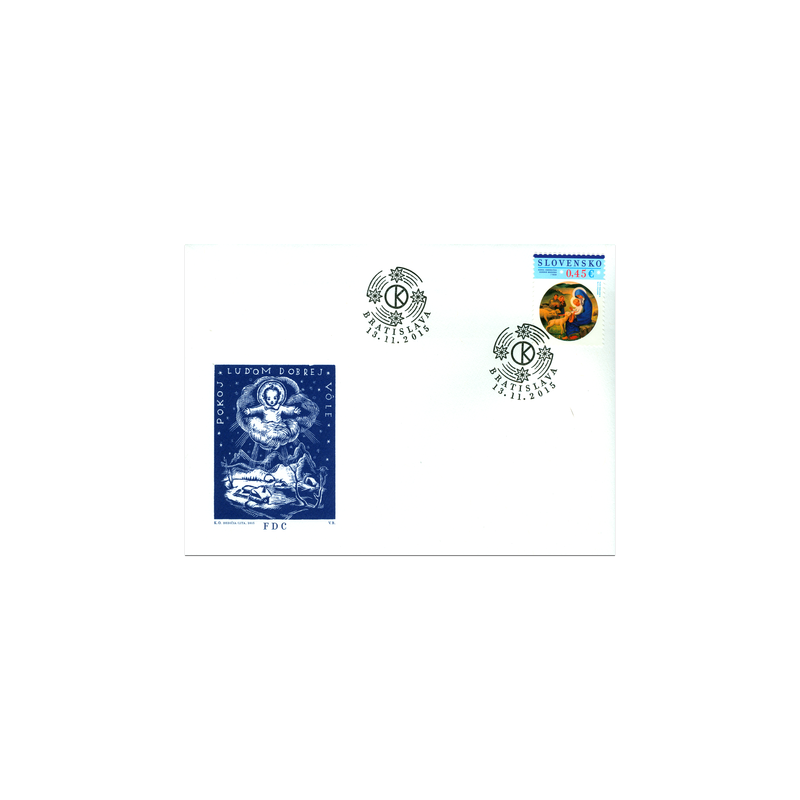 Słowacja 2015, Boże Narodzenie FDC