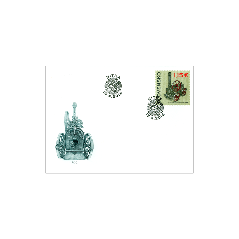 Słowacja 2016, Kolej: lokomotywa. FDC