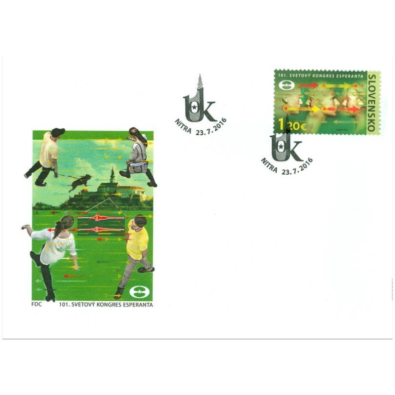 Słowacja 2016, Kongres Esperanto. FDC