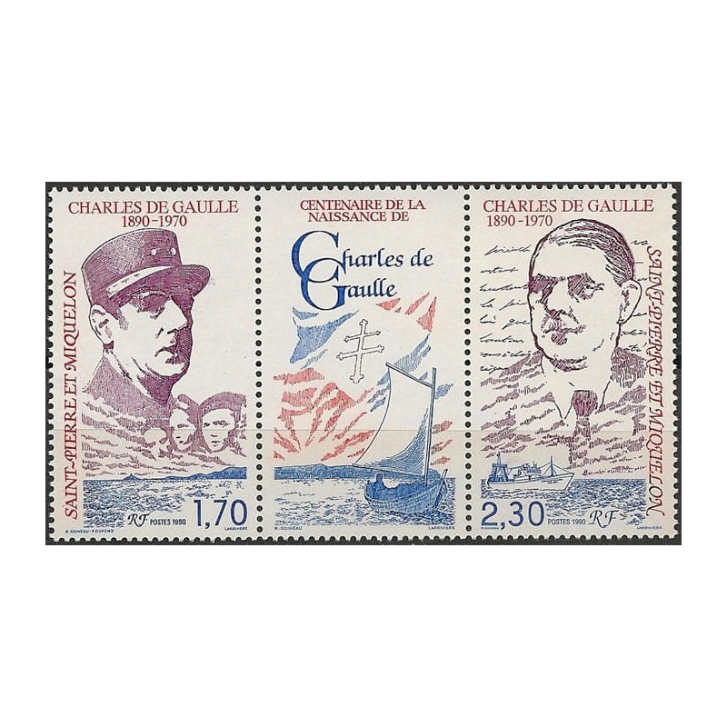 Saint-Pierre i Miquelon 1990, II wojna, generał de Gaulle **