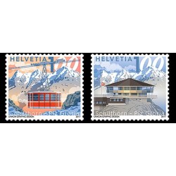 Szwajcaria 2017, Góry, kolejka, restauracja **