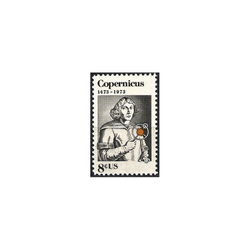 USA 1973, Mikołaj Kopernik, astronomia **