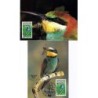 Austria 1988, WWF: Ptak żołna pszczołojad. Karty maksimum