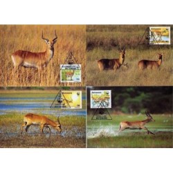 Botswana 1988, WWF: Ssak kob. Karty maksimum