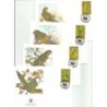 Wyspa Norfolk 1987, WWF: ptaki papugi. FDC