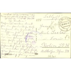 Brzeg, Ratusz. Obieg 1942 r., poczta polowa