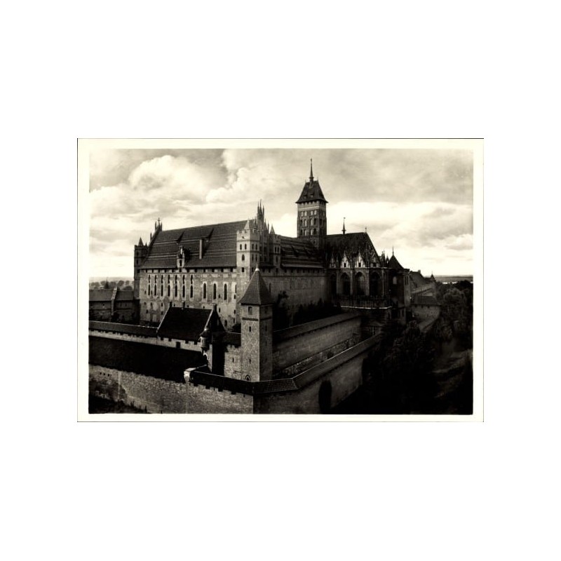 Malbork, Zamek krzyżacki. Bez obiegu. Adnotacja z 1936 r.