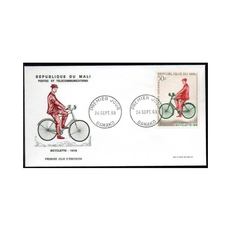 Mali 1968, Rower. FDC