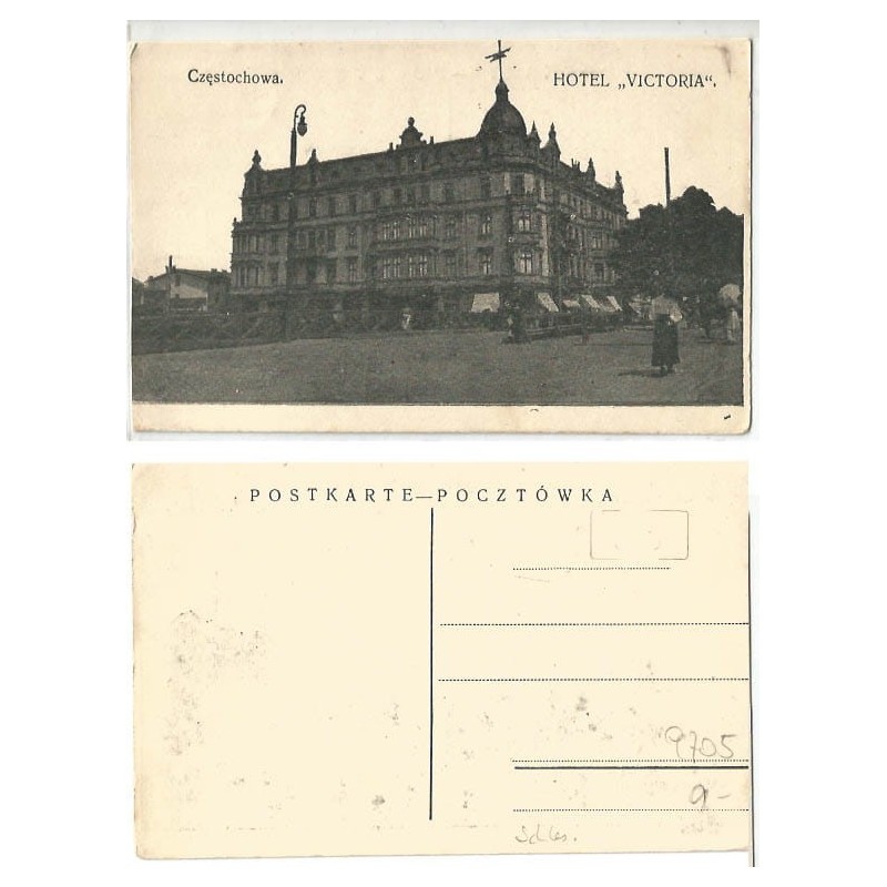 Częstochowa, Hotel Victoria, bez obiegu