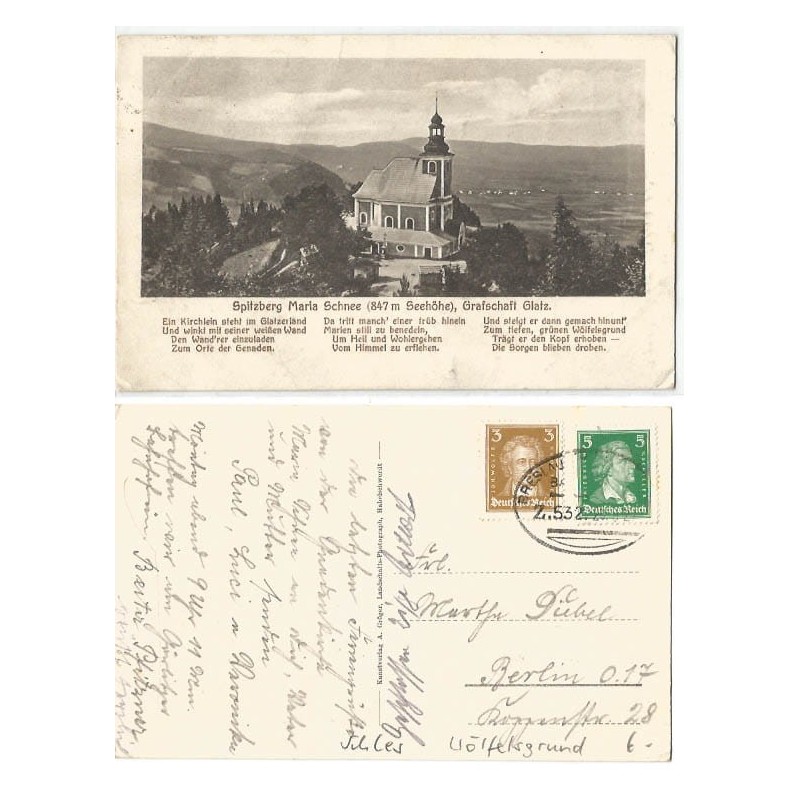 Międzygórze, Maria Śnieżna, obieg 1927