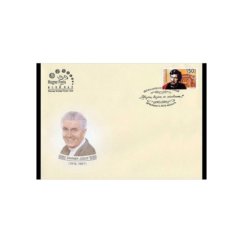 Węgry 2016, Opera, muzyka: J. Simandy. FDC