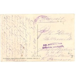 Brzeżany, Ulica Kolejowa, 1916, obieg, poczta polowa