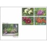 Białoruś 2015, Rośliny, kwiaty: peonia, lilia FDC