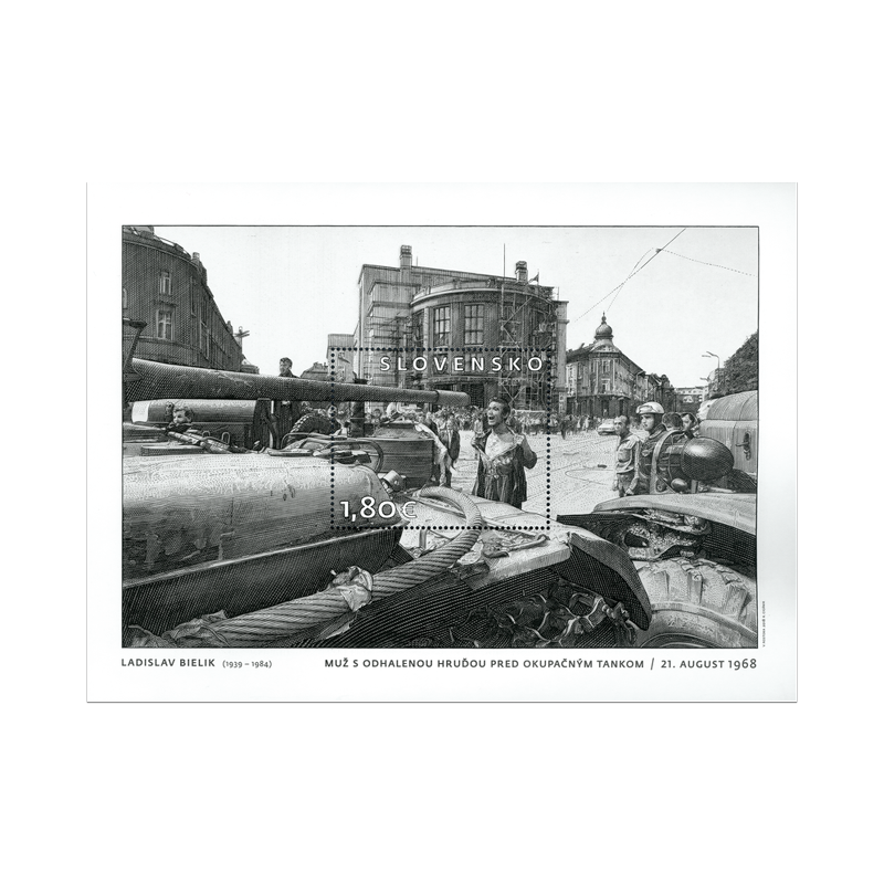 Słowacja 2018, Praska wiosna 1968, czołg **