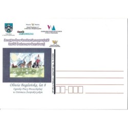 Kartka Kielce 2009, Boże Narodzenie, rysunki, Ostrowiec Świętokrzyski, herb