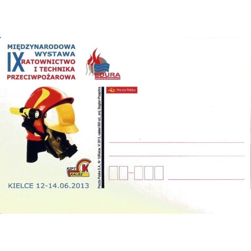 Kartka Kielce 2013, Ratownictwo, pożarnictwo, straż pożarna