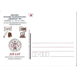 Kartka Kraków 1999, KWF Grafilex, drukarnia, druk