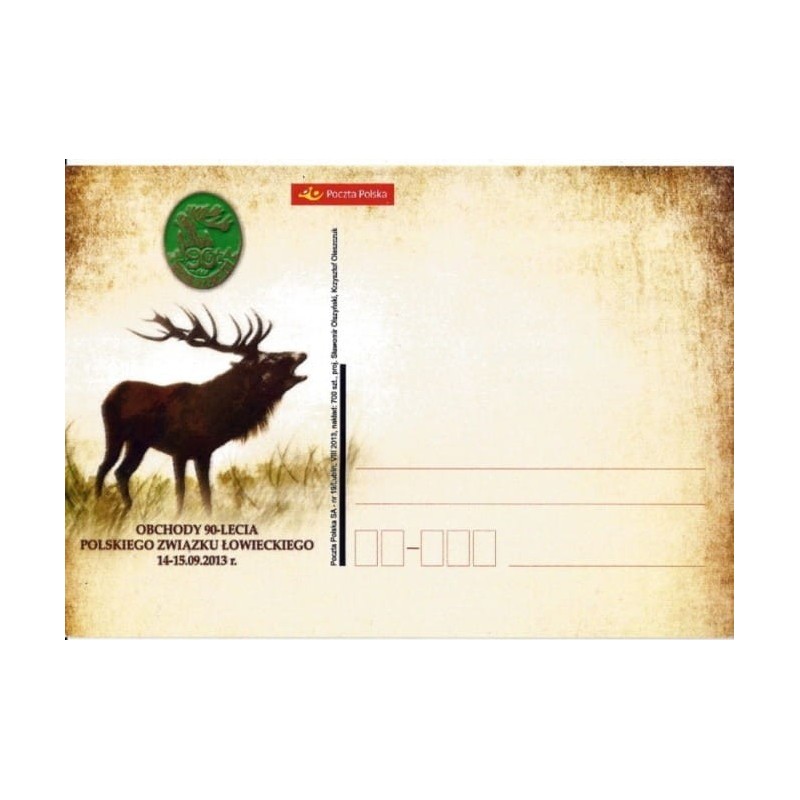 Kartka Lublin 2013, Łowiectwo, jeleń