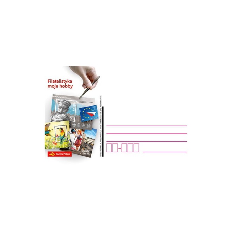 Kartka Poznań 2014, Filatelistyka, Piłsudski, ptak