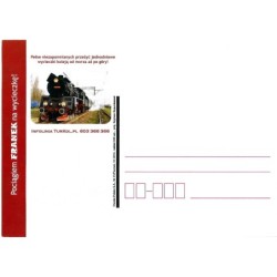 Kartka Poznań 2014, Kolej, kolejnictwo, pociąg, parowóz, Franek