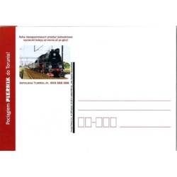 Kartka Poznań 2014, Kolej, kolejnictwo, pociąg, parowóz, Piernik, Toruń