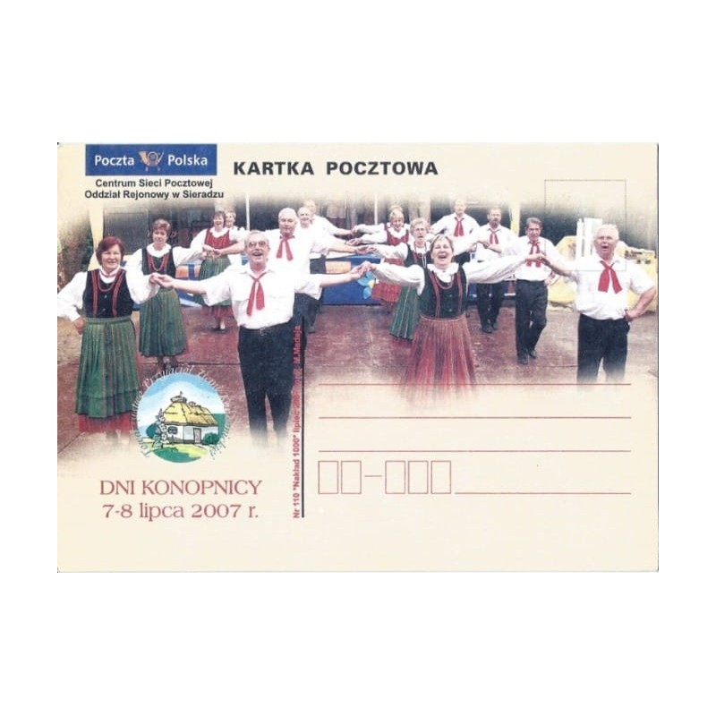 Kartka Sieradz 2007, Konopnica, folklor