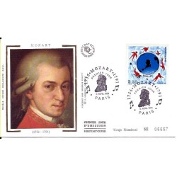 Francja 1991, Muzyka, Mozart. FDC