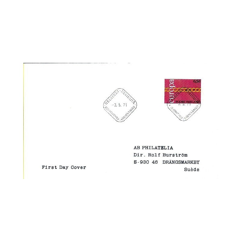 Finlandia 1971, EUROPA CEPT. FDC