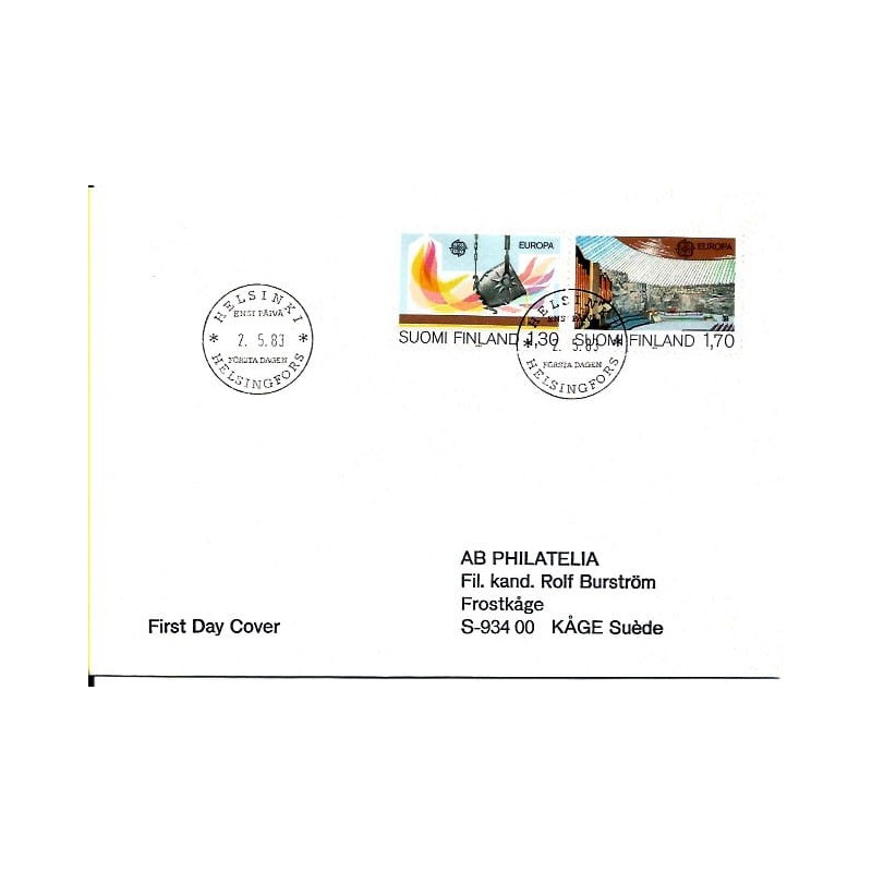 Finlandia 1983, EUROPA CEPT. FDC