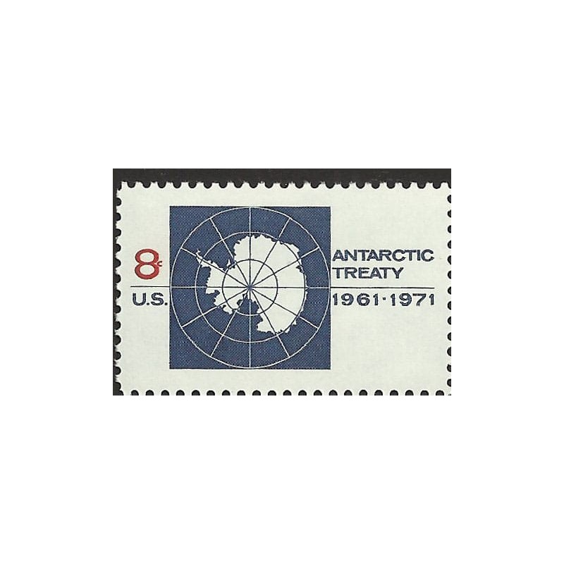 USA 1971, Antarktyda, Układ antarktyczny, 10 lat **
