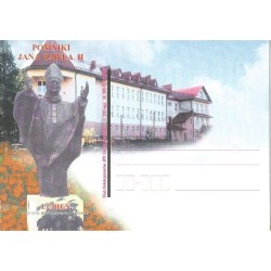 Kartka 2013, Papież Jan Paweł II, pomnik Lubień. Wyd. Klub Kolekcjonerów, Kamionka