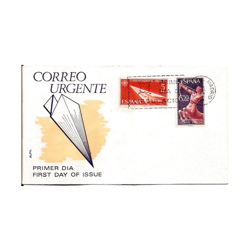 Hiszpania 1966, Światowy Dzień Znaczka. FDC