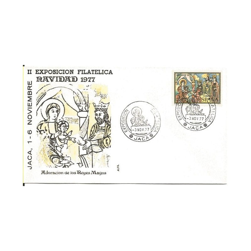 Hiszpania 1977, Boże Barodzenie, Trzech Króli. Jaca