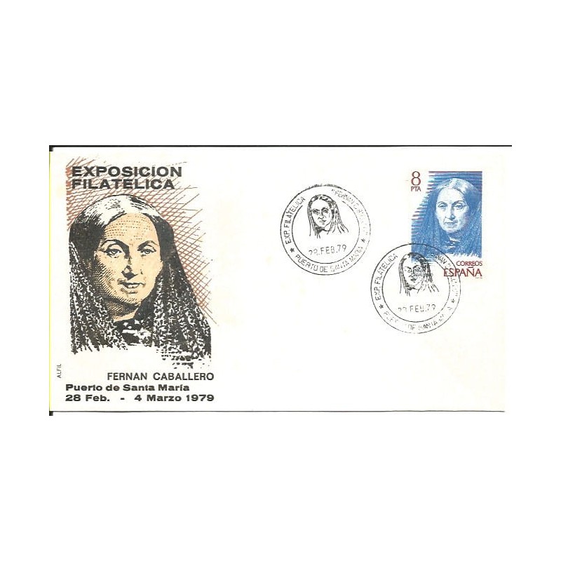 Hiszpania 1979, Fernan Caballero, pisarka. FDC