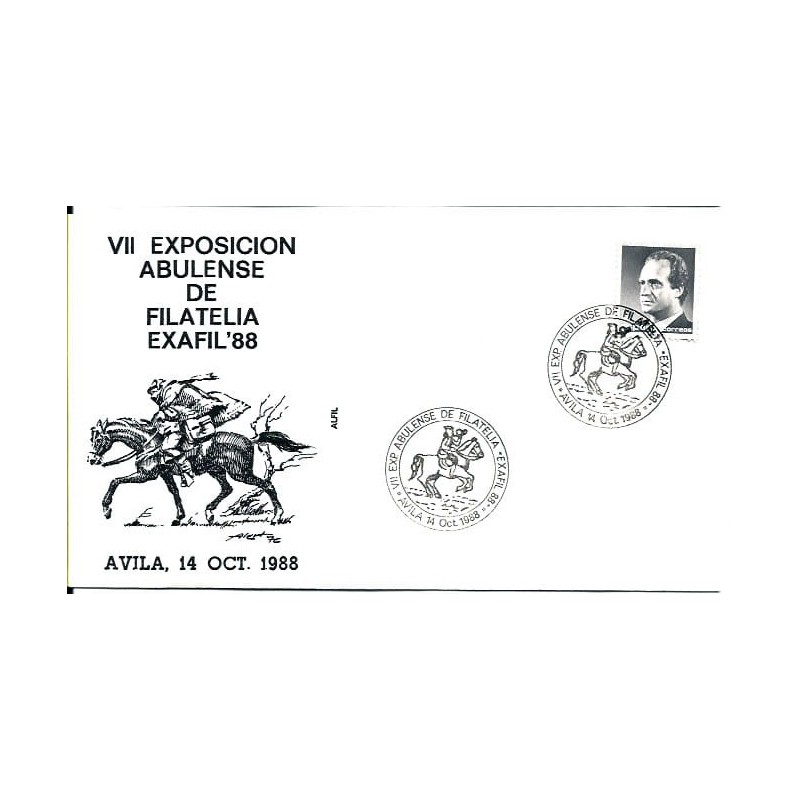 Hiszpania 1988, Poczta, pocztylion, goniec. Avila