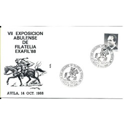 Hiszpania 1988, Poczta, pocztylion, goniec. Avila