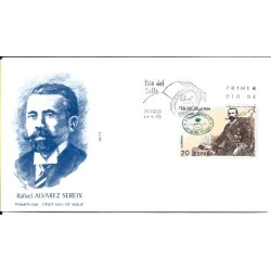 Hiszpania 1990, R.A. Sereix, leśnik, geograf, lasy. FDC