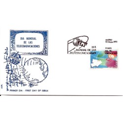 Hiszpania 1993, Telekomunikacja, kosmos. FDC