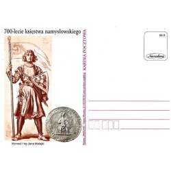 Kartka Namysłów 2013, Księstwo namysłowskie, Oleśnica, książę Konrad I. Matejko. Wydawnictwo Namislavia