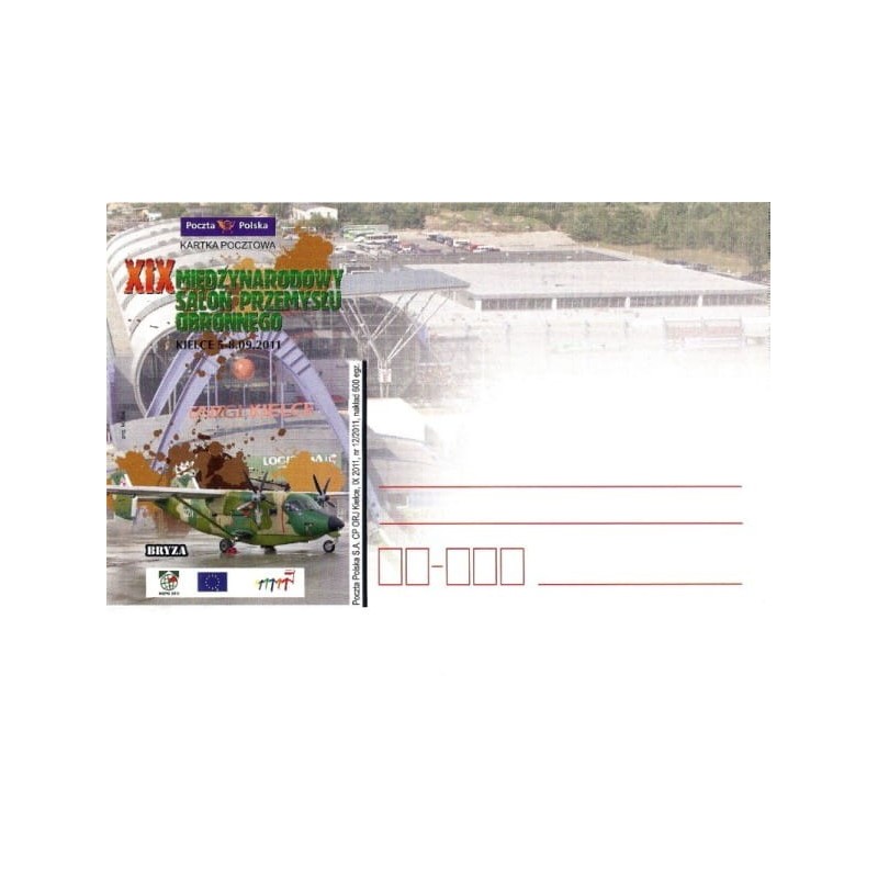 Kartka Kielce 2011, Międzynarodowy Salon Przemysłu Obronnego, militaria, samolot