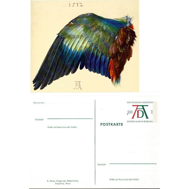 Niemcy 1971, A. Durer, malarstwo. Cp